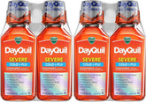 Vicks DayQuil Severe Cold&Flu Liquid Medicine, Daytime Relief for Headache, Fever, Sore Throat, Minor Aches&Pains, Chest Congestion, Stuffy Nose, Nasal Congestion, Sinus Pressure&Cough 2ct (Pack of 2)