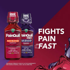Vicks PainQuil & PainQuil PM Pain Relief Liquid, 1000mg Acetaminophen, 2x12 oz