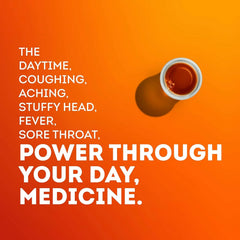 Vicks DayQuil and NyQuil Cherry Cold and Flu Relief Cherry-Flavored Liquid Medicine, Cherry Flavored, Combo Pack, 2 x 12 FL OZ Bottles