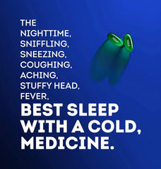 Vicks, DayQuil and NyQuil Severe Co-Pack, Cold and Flu Medicine, Powerful Relief for Headache, Fever, Sore Throat, Minor Aches and Pains, Congestion, Sinus Pressure, Stuffy Nose, 48 LiquiCaps