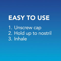 Vicks VapoInhaler, On-the-Go Portable Nasal Inhaler, Non-Medicated, With Refreshing Vicks Vapors, Menthol Scent , 2 Scented Sticks