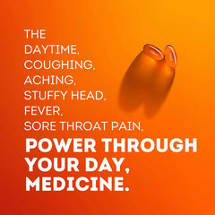 Vicks DayQuil Cold & Flu Medicine, Non-Drowsy Powerful Multi-Symptom Daytime Relief for Headache, Fever, Sore Throat, Minor Aches and Pains, Nasal Congestion, Sinus Pressure and Cough, 48 Liquicaps