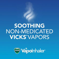 Vicks VapoInhaler, On-the-Go Portable Nasal Inhaler, Non-Medicated, With Refreshing Vicks Vapors, Menthol Scent , 2 Scented Sticks