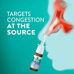 Vicks Sinex Severe Nasal Spray, Moisturizing Ultra Fine Mist with Aloe, Decongestant Medicine, Relief from Stuffy Nose Due to Cold or Allergy, Nasal Congestion & Sinus Pressure Relief, 265 Sprays x 2