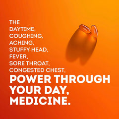 Vicks DayQuil Severe Cold, Flu & Congestion Medicine, Liquicaps, Maximum Strength Orange, 24 Count